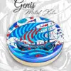 çini desenli geniş metal kutu