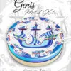çini desenli geniş metal kutu