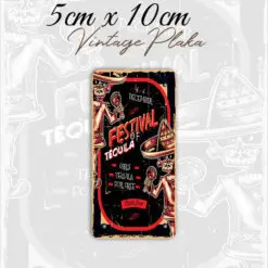 festival vintage küçük magnet plaka