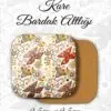 kelebek desenli metal kare bardakaltı