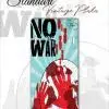 no war vintage metal plaka