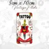 tattoo vintage küçük magnet plaka