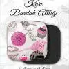 kuş kare metal bardakaltı