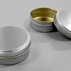 Alternative view of Silver Tombul Metal Kutu (1 Koli=100 adet)