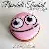 bombeli tombul kutu sevimli ifadeler emoji metal 10
