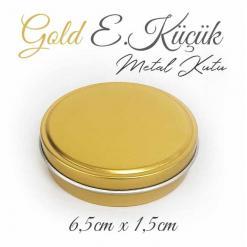 gold küçük metal kutu