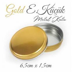 gold küçük metal kutu