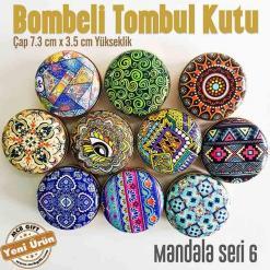 mandala metal kutu