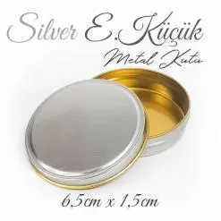 silver küçük metal kutu