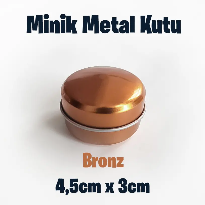 Bronz Minik Metal Kutu
