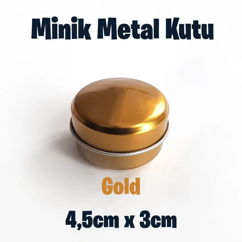 Gold Minik Metal Kutu (1 Koli=100 adet)