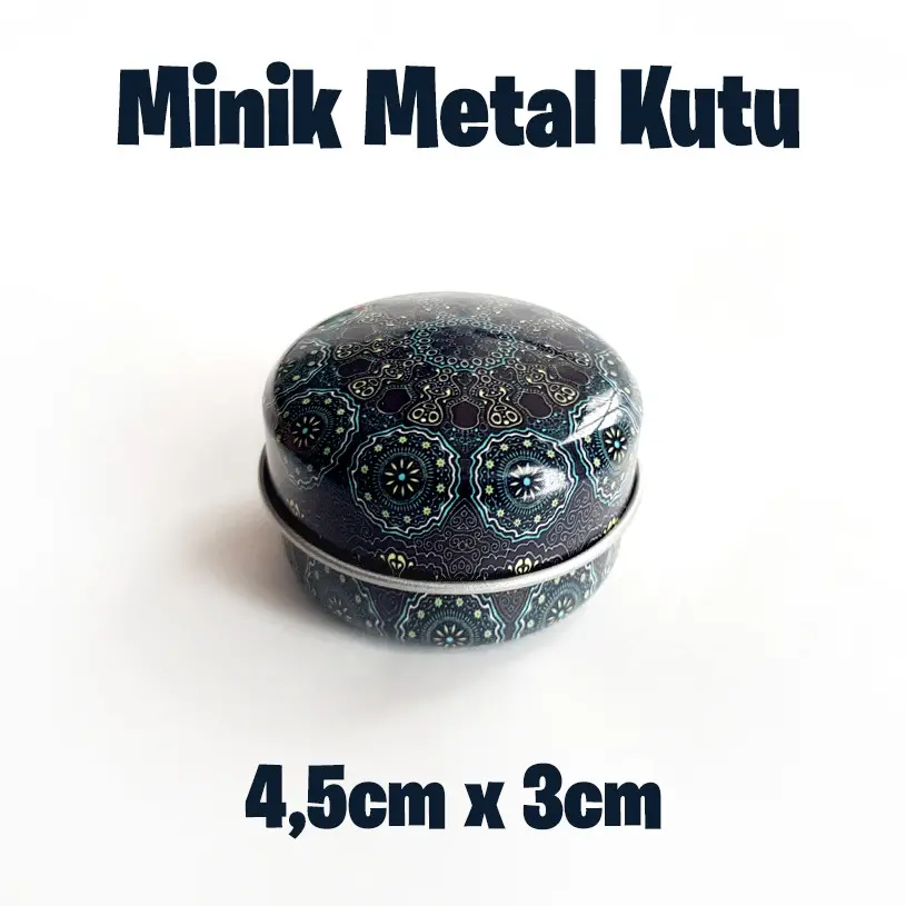 Mandala Minik Metal Kutu
