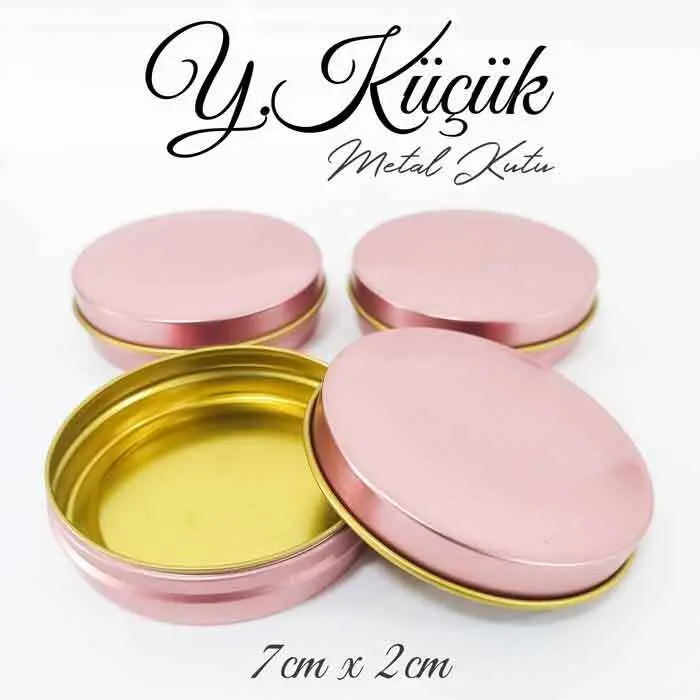 Rose Y.Küçük Metal Kutu (1 Koli=100 adet)