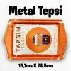 istanbul desenli metal tepsi