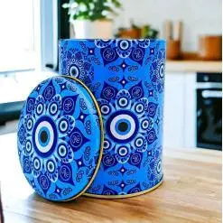 Alternative view of Nazar Desenli 10x13 cm Metal Kutu