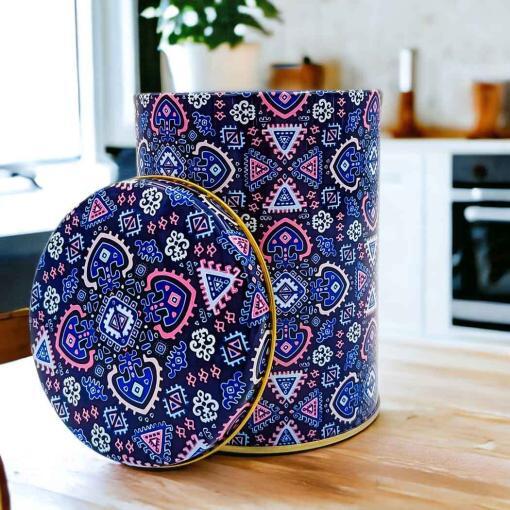 Mandala Desenli 10x13 cm Metal Kutu - Görsel 2