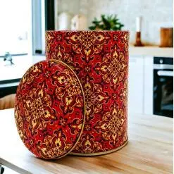 Alternative view of Mandala Desenli 10x13 cm Metal Kutu
